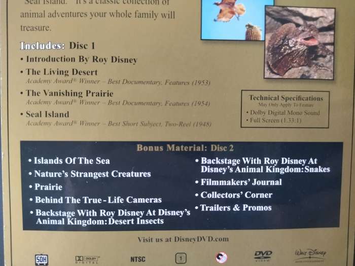 Walt Disney Legacy Collection: True Life Adventures Vol. 2 (including The Living Desert)