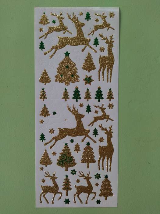 Christmas Sticker Embellishments - Partials