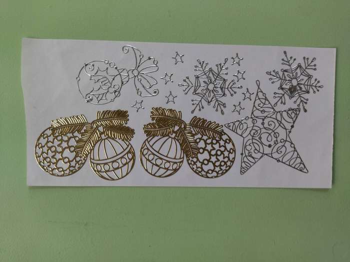 Christmas Sticker Embellishments - Partials