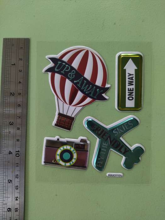 Plane, Travel, Alien Stickers