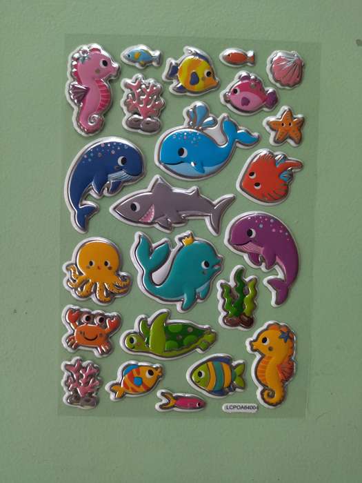 Ocean Stickers - Puffy / Googly Eyes