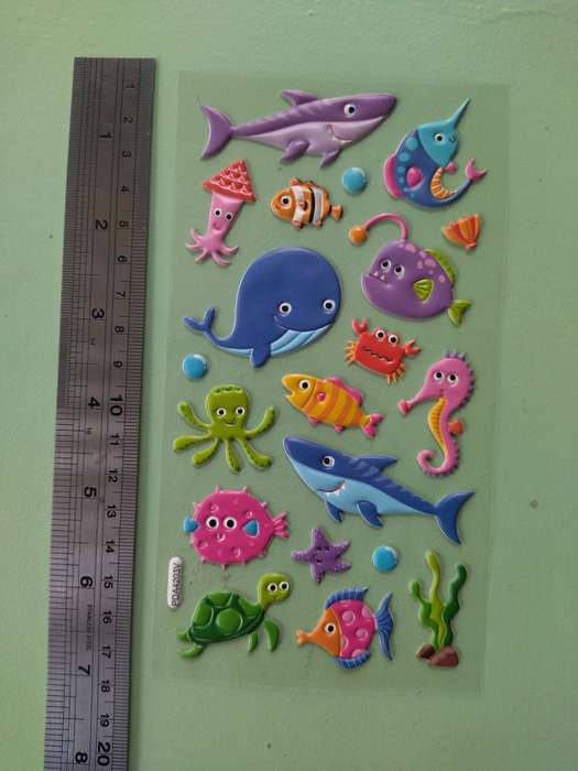 Ocean Stickers - Puffy / Googly Eyes