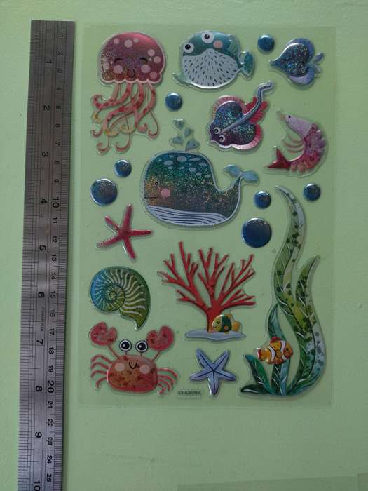 Ocean Stickers - Puffy / Googly Eyes