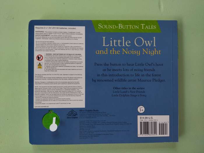 Little Owl and the Noisy Night (Sound Button Tales) - Board Book