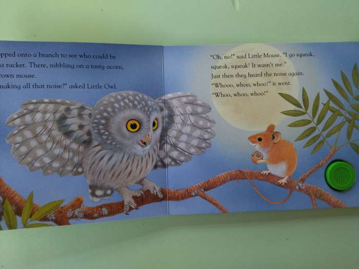 Little Owl and the Noisy Night (Sound Button Tales) - Board Book