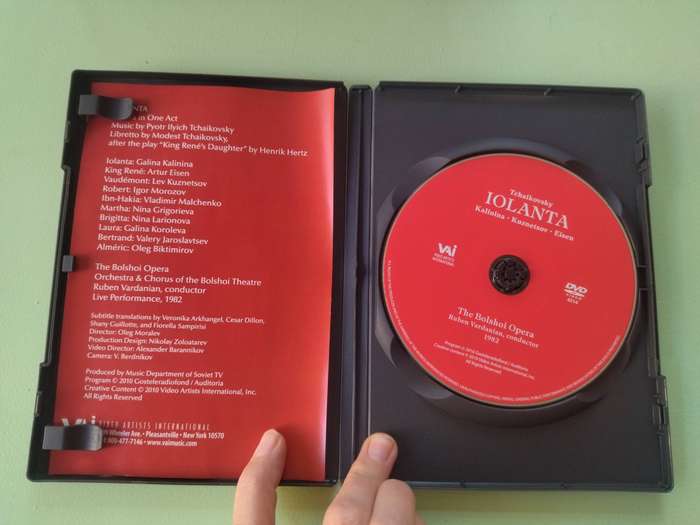 Opera DVDS: Ruslan & Lyudmila, Iolanta, Turandot (Starring Anna Netrebko, Placido Domingo, etc)