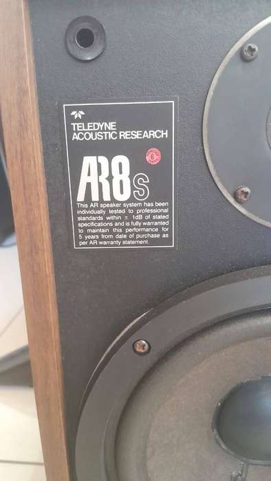 Teledyne Acoustic Research Speakers(8 inch-Driver)
