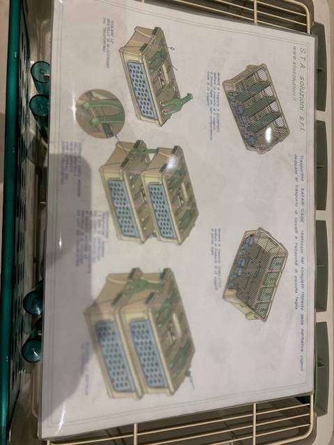BIRD CARRIER S.T.A DOUBLE STACK BOX ITALIAN NEW