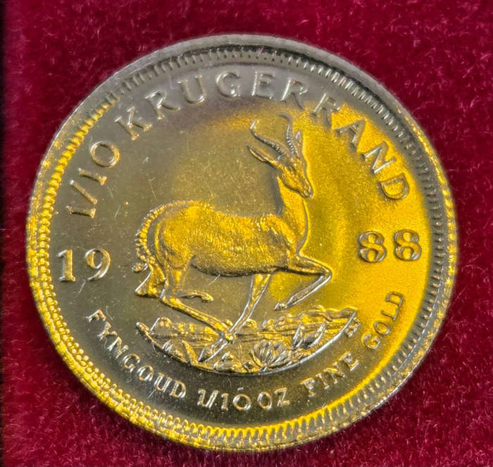 ¹/10 Gold Krugerrand - 1988