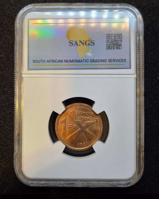 Katanga (Congo) 1961 - 1 Franc