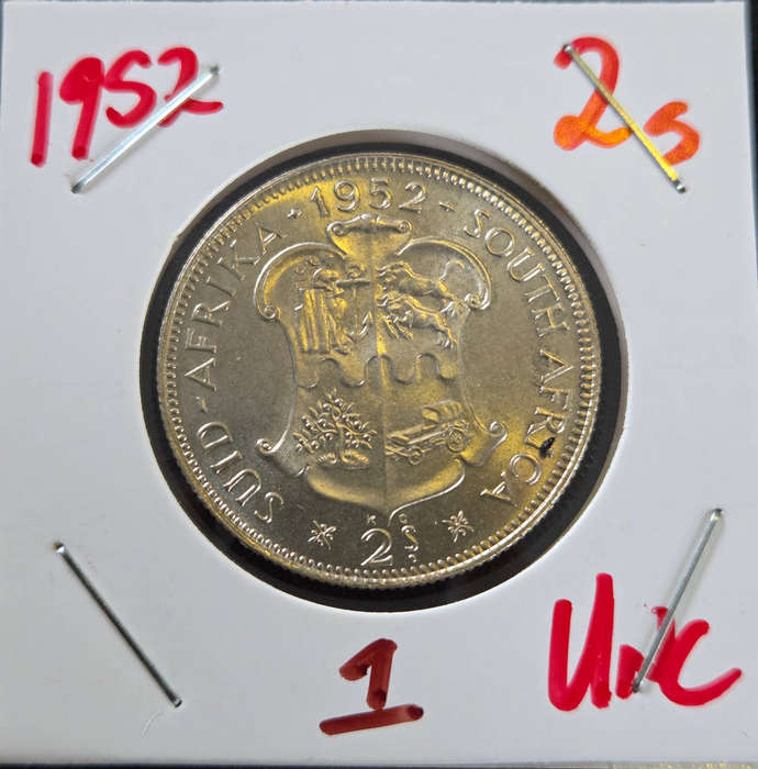 2 Shilling 1952 Unc (1 of 2)