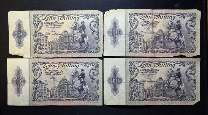 Austrian banknote lot.