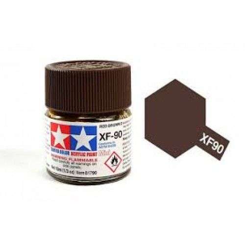 Tamiya, XF-90 Red Brown 2 Mini Acrylic 10ml