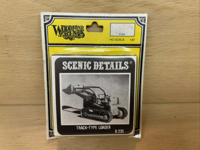 Woodland Scenics Details, Track-Type Loader Cat #6 Traxcavator Kit D235 HO 1:87 Scale