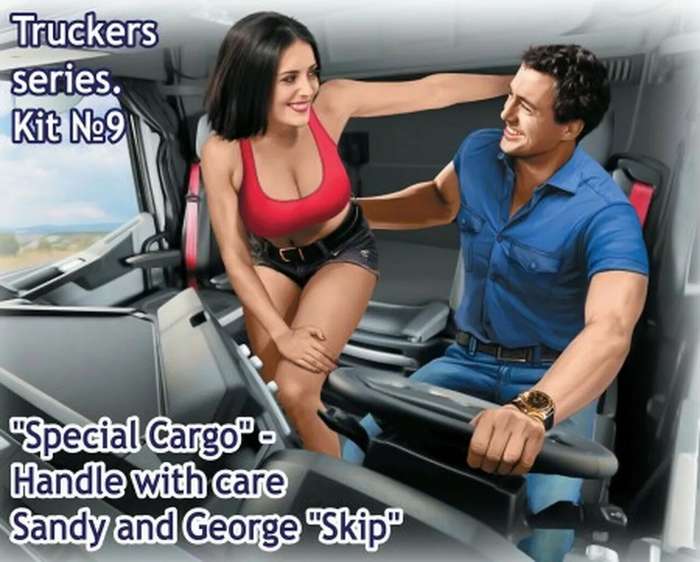 Master Box Ltd Model, Truckers series "Special Cargo, handle with care" Kit No.9 #MB24062