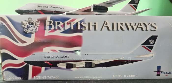 Inflight 200 BA Boeing 747-400 IF744010 G-BNLA 1/200