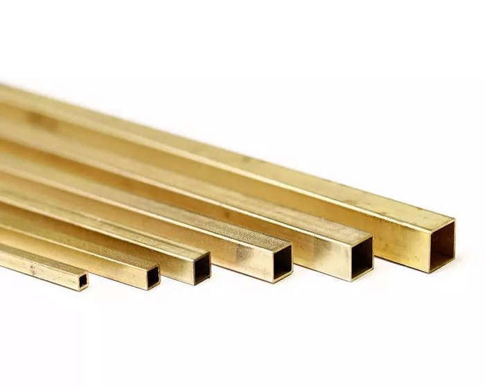 K&S Precision Metal, 9852, 2 Brass Square Tubes 300mm - 4x4mm x 0.45mm Modeling