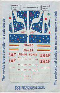 Micro Scale Decal's, F-82F's: 52nd AWG & 318th FIS, MS72-446, 1/72 Scale