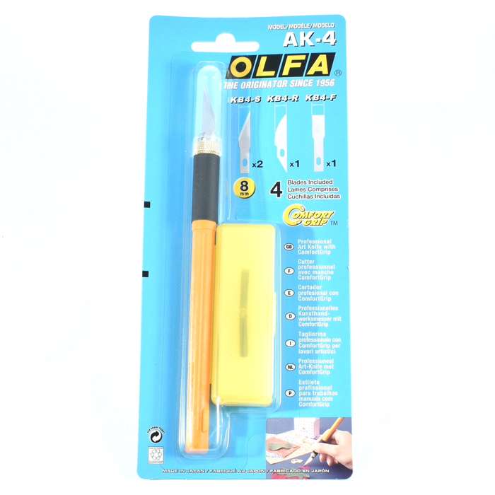 Olfa, Art Knife Pro 8mm, 4 Blades incl. AK-4.