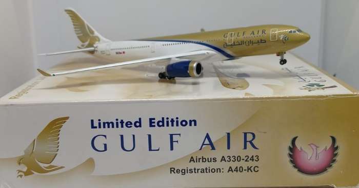 PHOENIX MODEL, Gulf Air, Airbus A330-243, A40-KC 1/400 Scale,