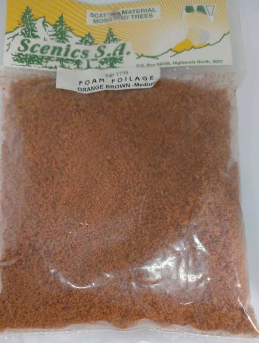 Scenics S.A., Foam Foilage, Orange Brown - Medium, MP7798