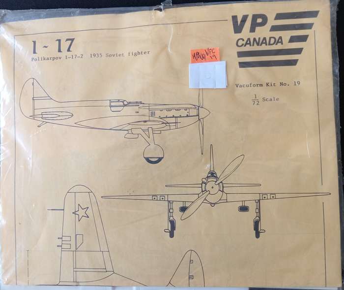 VP Canada, Polikarpov I-17-2  Vacuum Kit No. 19 | 1:72