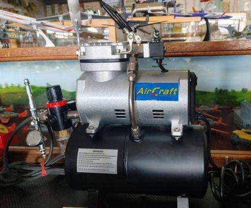Aircraft,  AS 189 Mini Compressor with Testors A4305 Airbrush