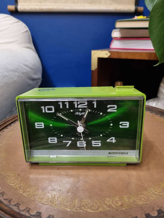 Vintage Green Rhythm Alarm Clock