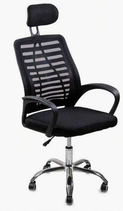 Work in Style: Premium Ergonomic Mesh Chair with Headrest Steel Base DEMO