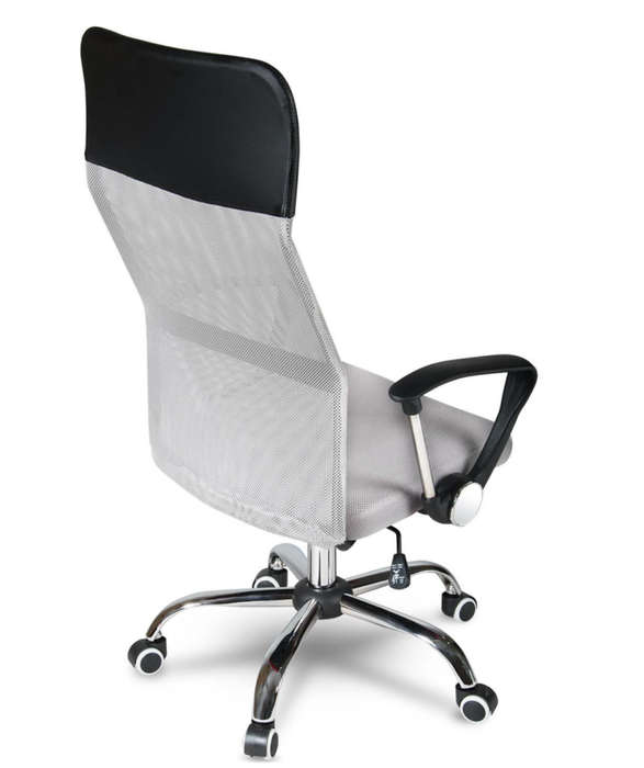 Rex M - Ergonomic High-Back Office Chair - Grey