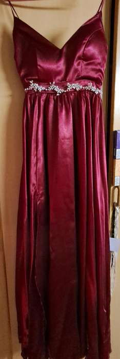 Red Satin Matric farewell dress