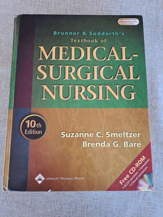 Brunner and Suddarth's Textbook of Medical-Surgical Nursing, 10th Edition