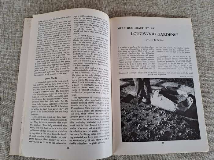 Handbook on Mulches