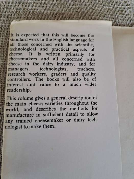 Cheese  Volume III Manufacturing Methods
