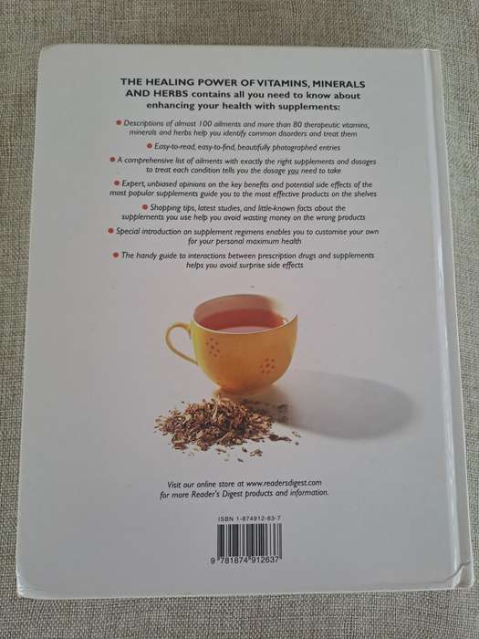 The Healing Power of Vitamins, Minerals and Herbs: Readers Digest