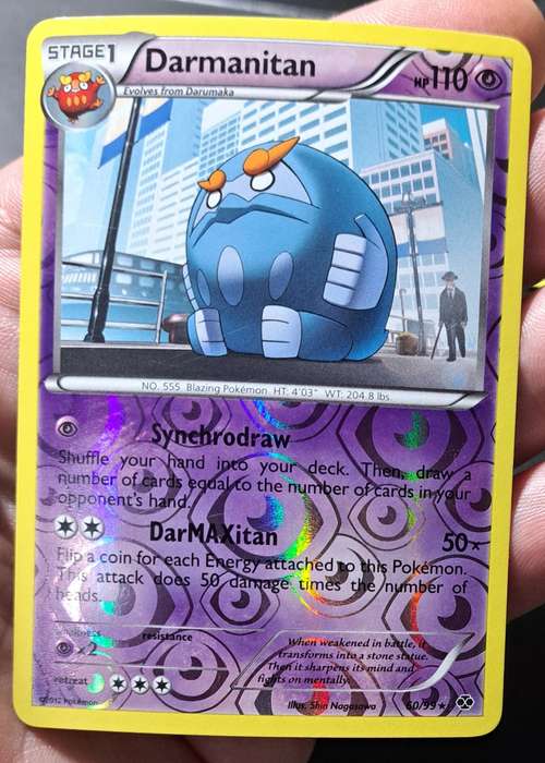 Pokemon Trading Cards - Darmanitan - 60/99 - Rare Reverse Holo - Next Destinies - NM