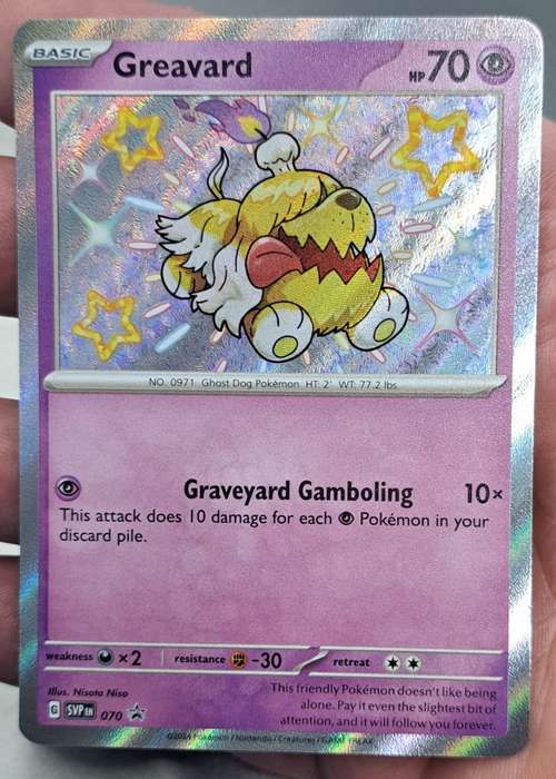 Pokemon Trading Cards - Greavard - SVP070 - Shiny Promo - NM