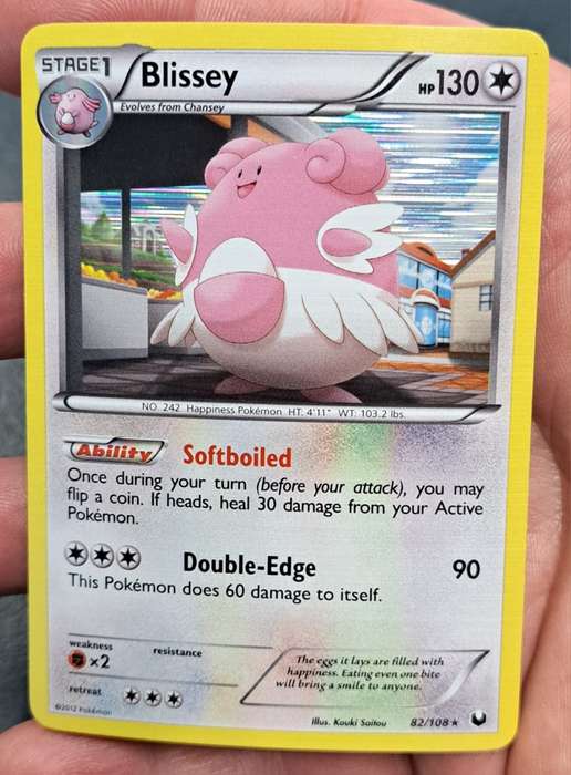 Pokemon Trading Cards - Blissey - 82/108 - Holo Rare - Dark Explorers - NM