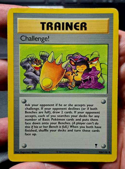 Pokemon Trading Cards - Challenge! - 106/110 - Uncommon Legendary Collection Singles - MOD/HP