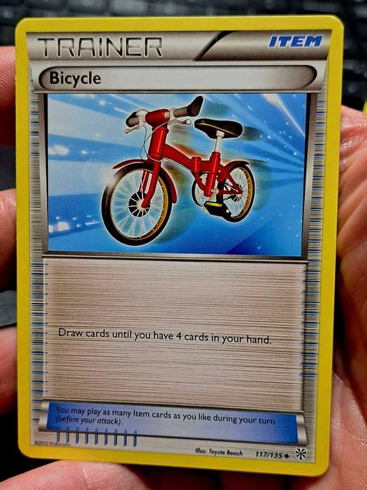 Pokemon Trading Cards - Bicycle - 117/135 - VR Black & White 8: Plasma Storm Singles - NM