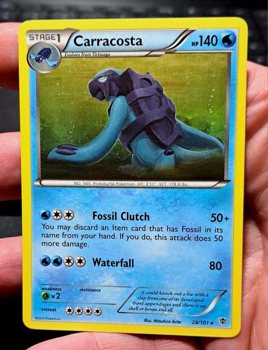 Pokemon Trading Cards -  Carracosta - 28/101 - Rare Black & White 10: Plasma Blast Singles - LP
