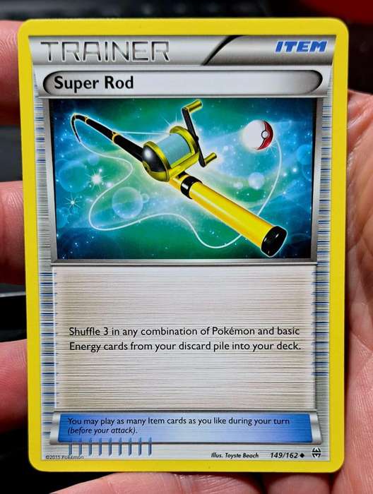 Pokemon Trading Cards - Super Rod - 149/162 - Uncommon XY: Breakthrough Singles - NM