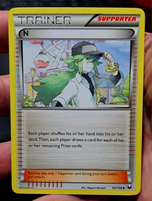 Pokemon Trading Cards - N - 96/108 - Uncommon Black & White 5: Dark Explorers Singles - VLP/NM