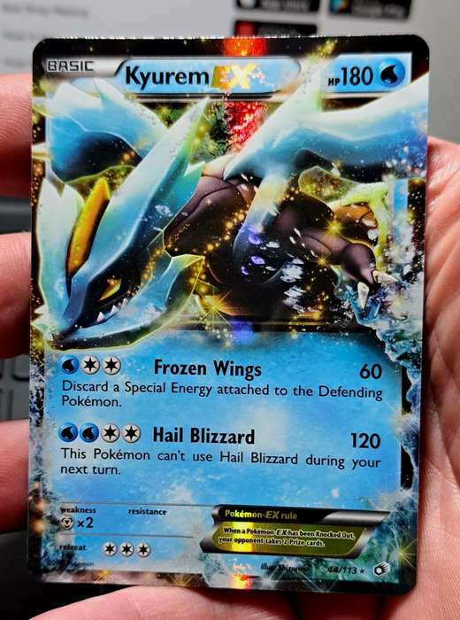 Pokemon Trading Cards - Kyurem EX - 44/113 - Ultra Rare Black & White 11: Legendary Treasures  - NM