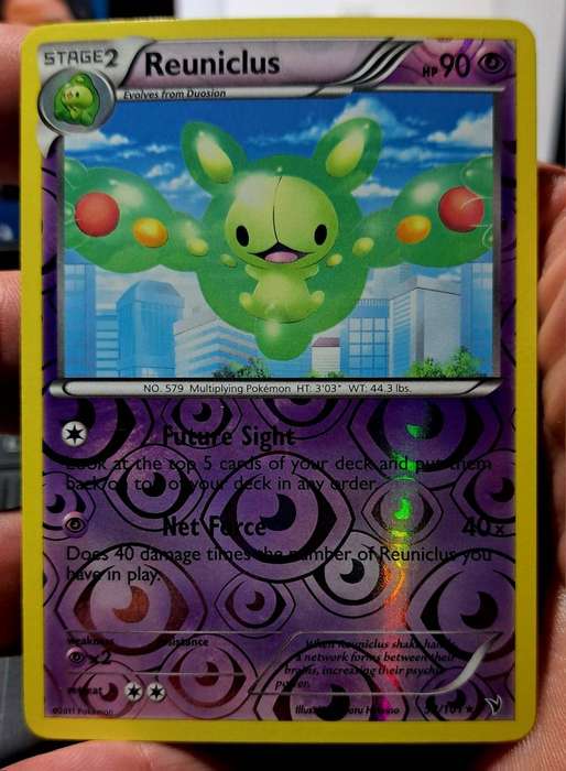 Pokemon Trading Cards - Reuniclus - 52/101 - Reverse Holo - B&W Noble Victories - NM
