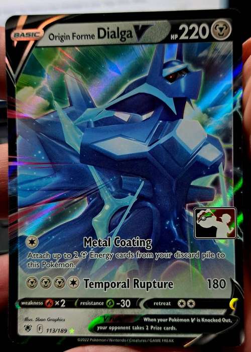 Pokemon Trading Cards - Origin Forme Dialga V -113/189 Astral Radiance - Tournament Edition NM
