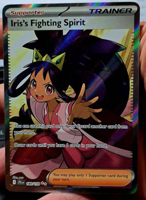 Pokemon Trading Cards - Iris's Fighting Spirit - 180/159 - Journey Together - NM