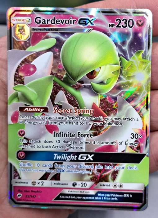 Pokemon Trading Cards - TCG - Gardevoir GX - 93/147 - Ultra Rare - Burning Shadows - NM