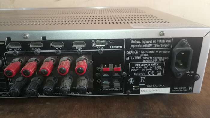Marantz NR1501 av receiver, 100% working condition.