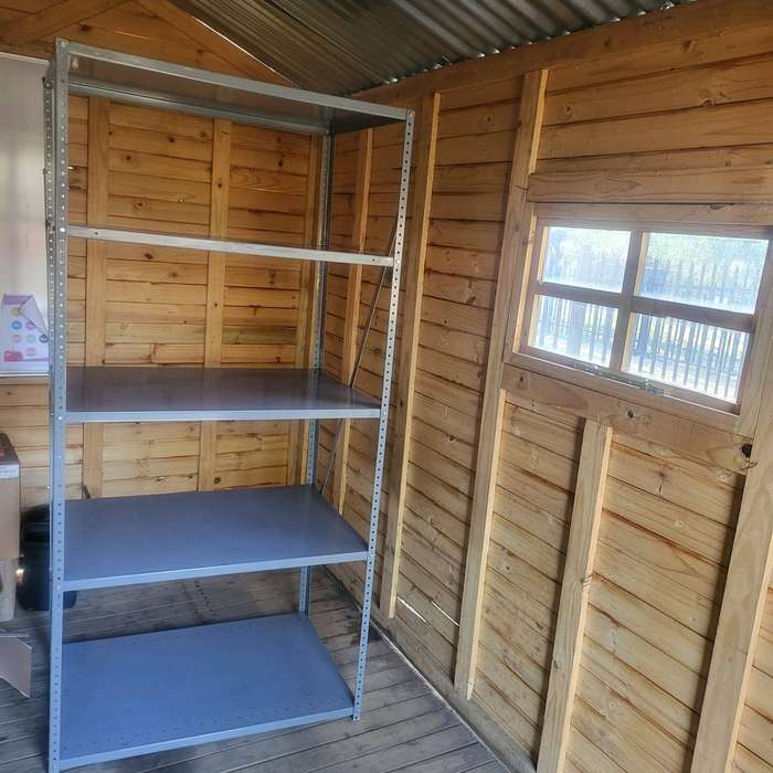 Steel Shelves + steel Cabinet